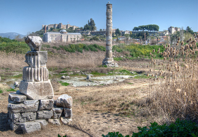 Artemis temple Selcuk Turkey