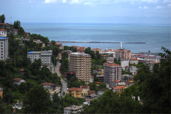 City of Rize in Turkey