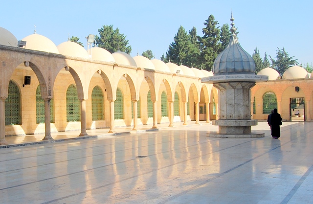 Entrance to cave of Abraham