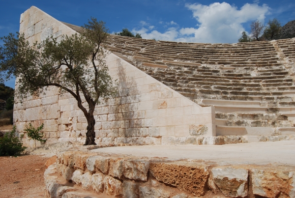 Hellenistic theatre in Kas