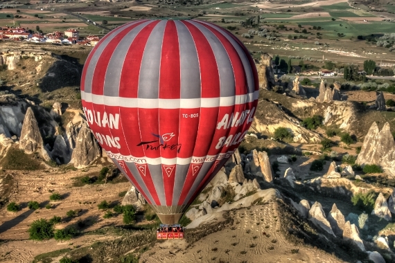 hot air balloons of Cappadocia
