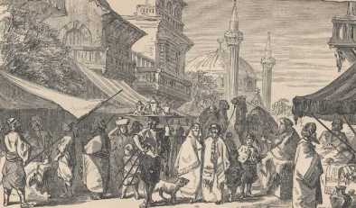 street scene in Constantinople