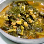 Black cabbage soup