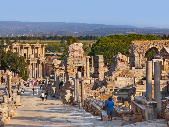 Senovės griuvėsiai Efeso Turkijoje
