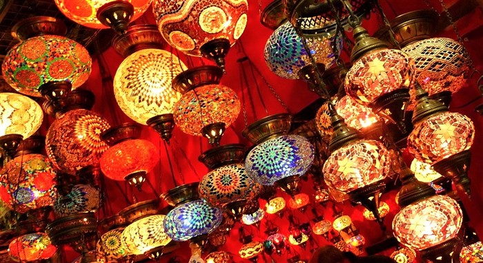 Mosiac lanterns