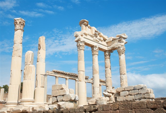 Pergamon ancient ruins